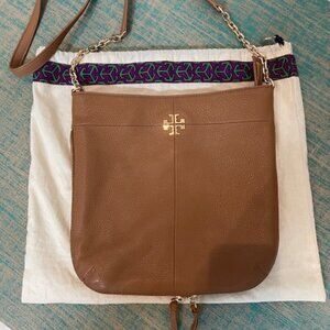 Tory Burch Brwon leather crossbody handbag
